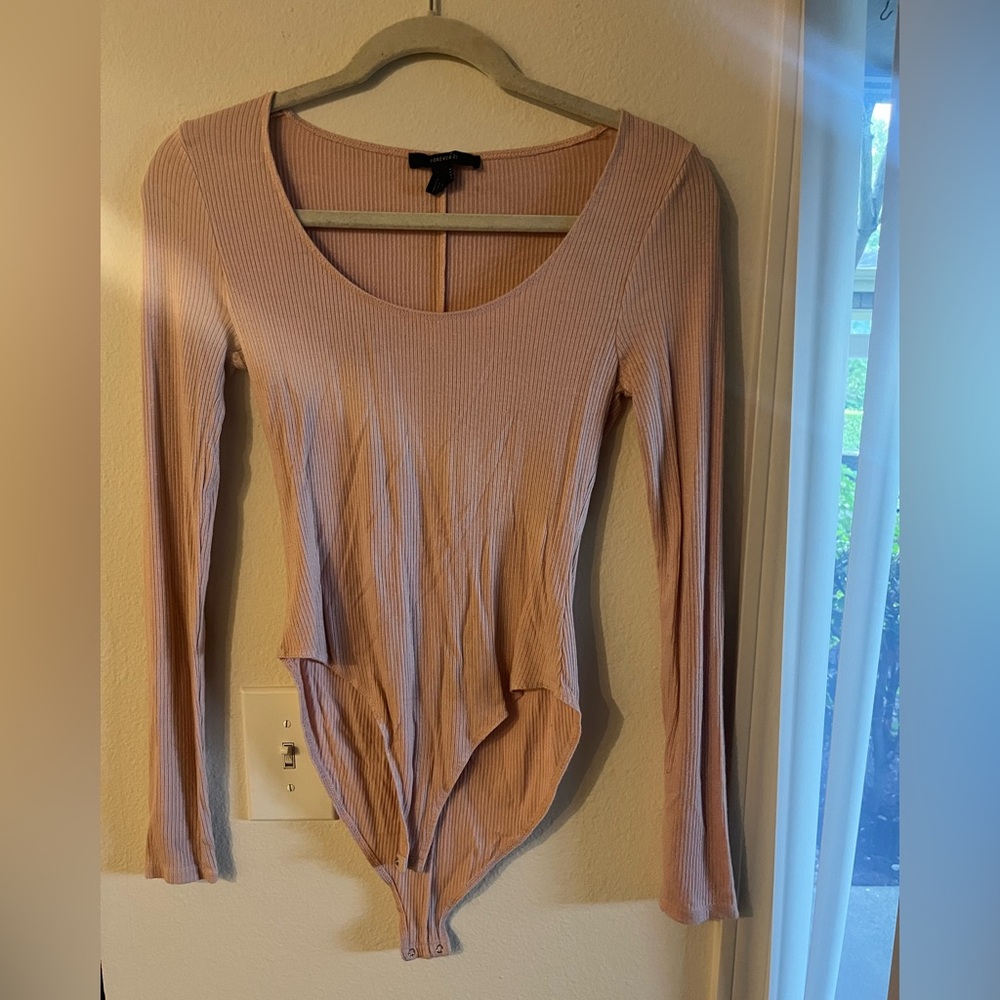 Pink Long Sleeve Bodysuit
